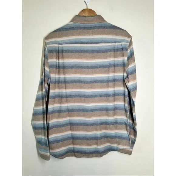 Rails Mens Medium Blue and Tan Casual Soft Button Down Shirt Size Medium New - Picture 5 of 5